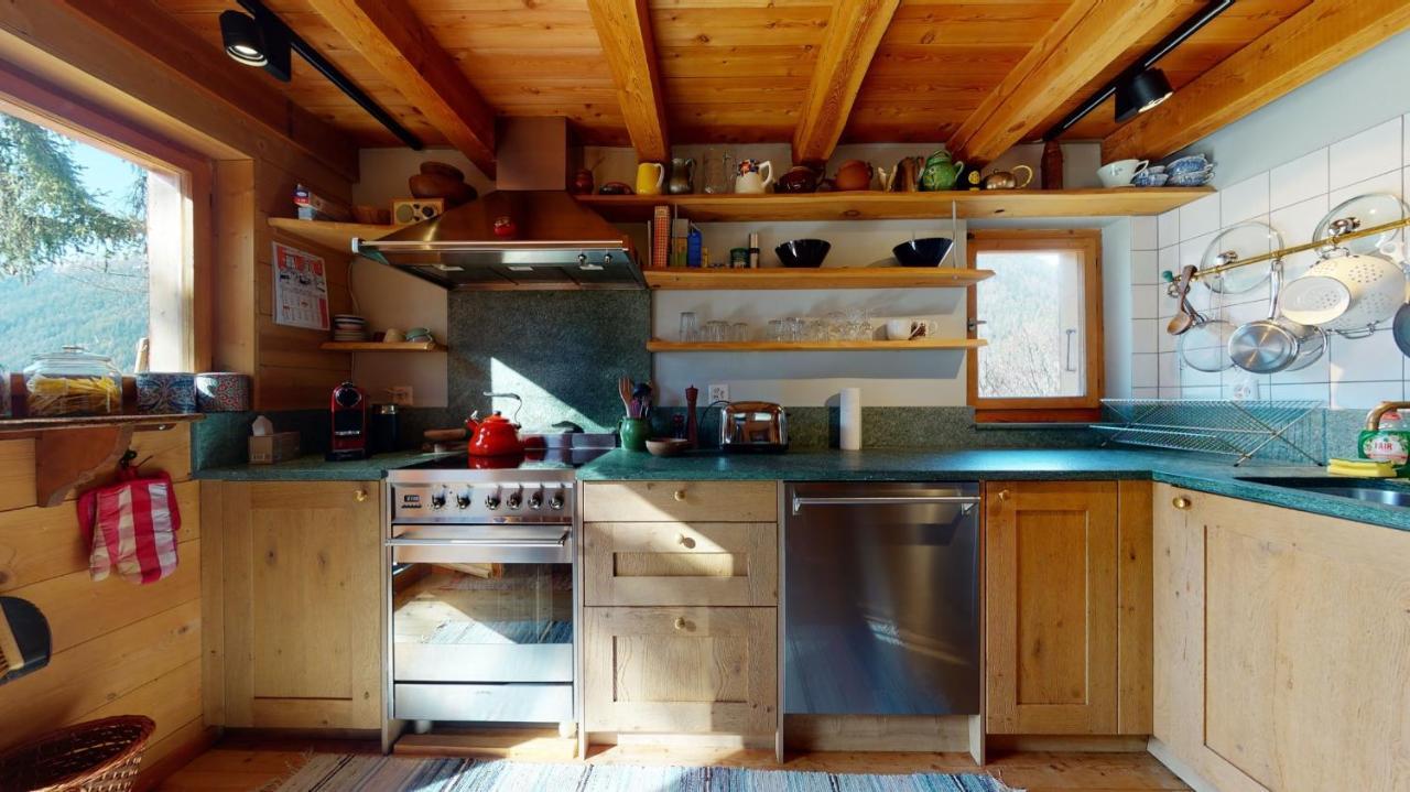 Idyllic Chalet In Evolene, With View On The Dent Blanche And The Mountains Διαμέρισμα Εξωτερικό φωτογραφία